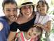 Noëlle Gentile with her husband and daughters Isla and Lulu.