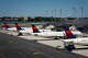 Avión de Delta Air Lines en el aeropuerto LaGuardia el 3 de junio de 2026 en la ciudad de Nueva York.