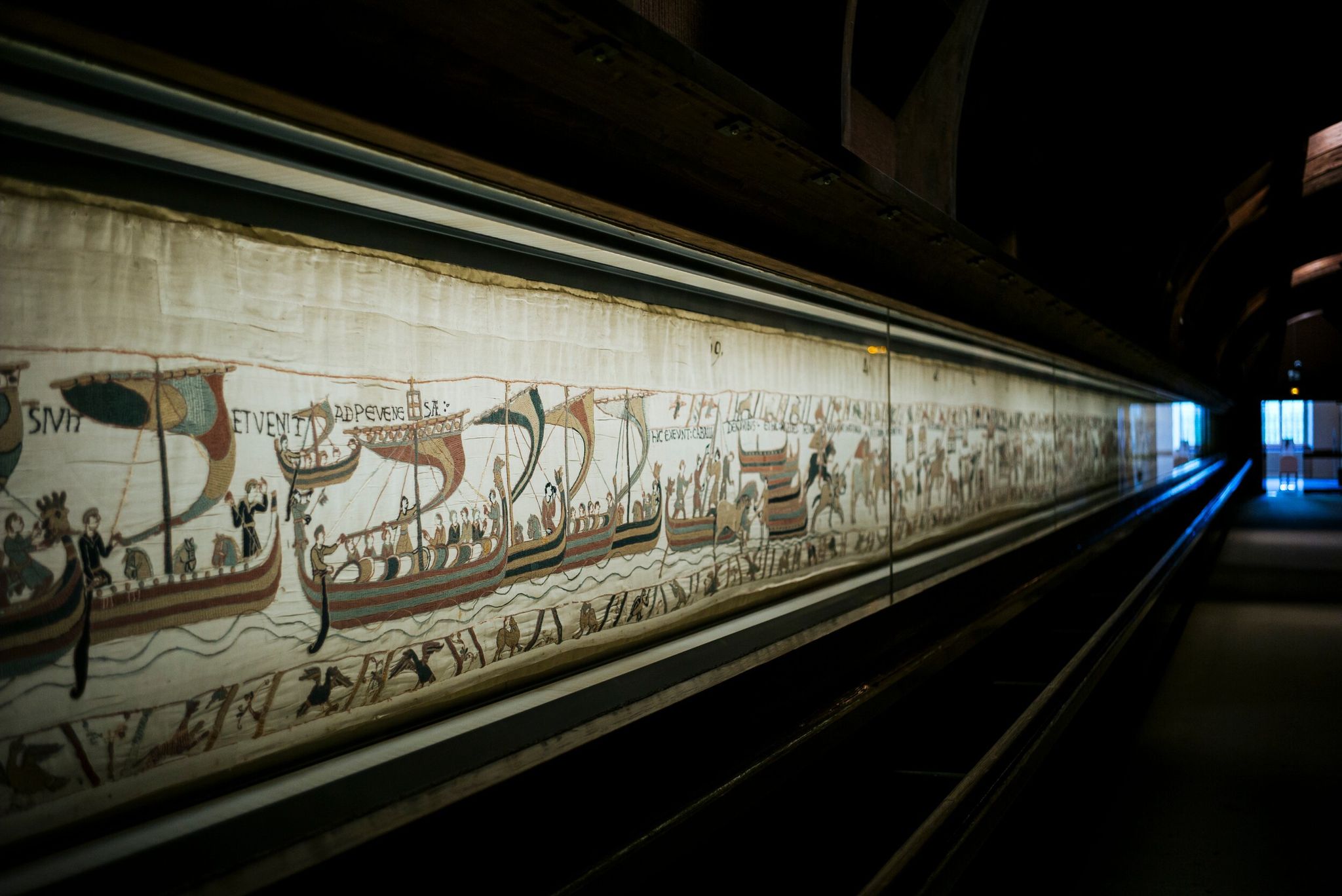 El tapiz de Bayeux está en el Museo Británico tras un viaje secreto desde Francia
