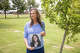 Sue Beatty, the mother of Carly Beatty who died in a DUI accident in 2019, poses for photo near a memorial tree with a plaque for her daughter at Duncan Park in Frisco, Texas, Wednesday, July 1, 2026.