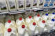 FILE: Milk is on display inside a Trader Joe’s grocery store in Lafayette, Calif., on March 13, 2026.