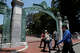 Pedestrians walk through Sather Gate at UC Berkeley last year. The University of California is under pressure to restore the SAT and ACT to its admissions process.