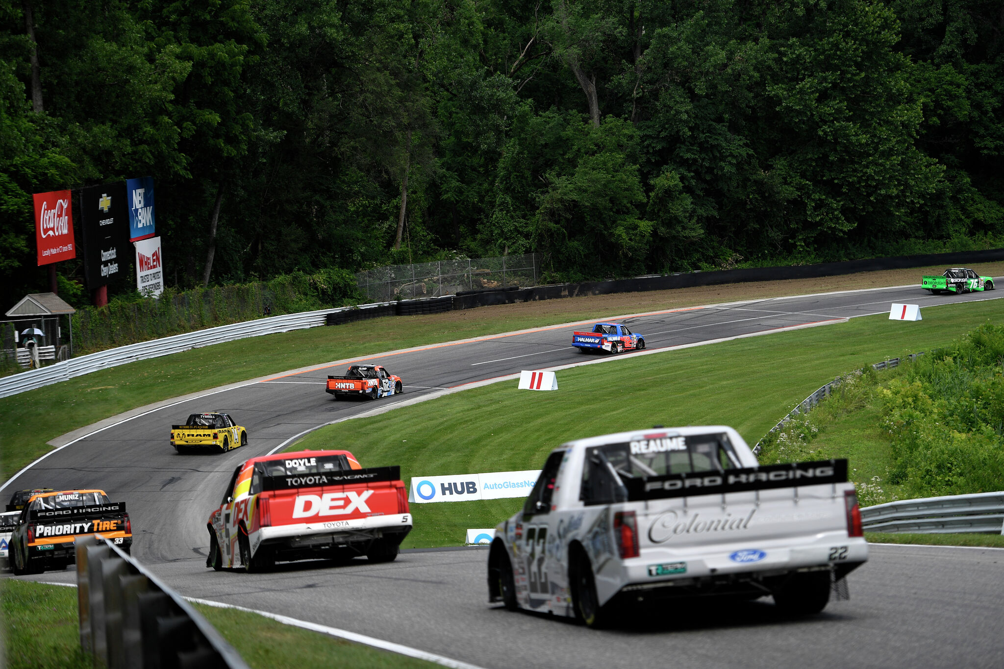 Grant Enfinger wins wild NASCAR Truck race at Lime Rock