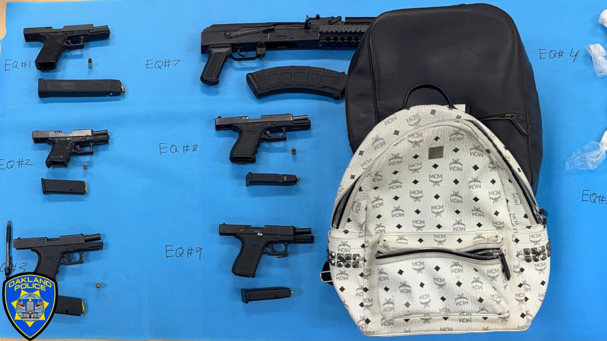 Oakland: 3 Arrested After Police Recover Guns, Drugs In Investigation