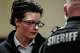 FILE - School shooting suspect Colt Gray exits the Barrow County Courthouse, Dec. 9, 2025, in Winder, Ga.