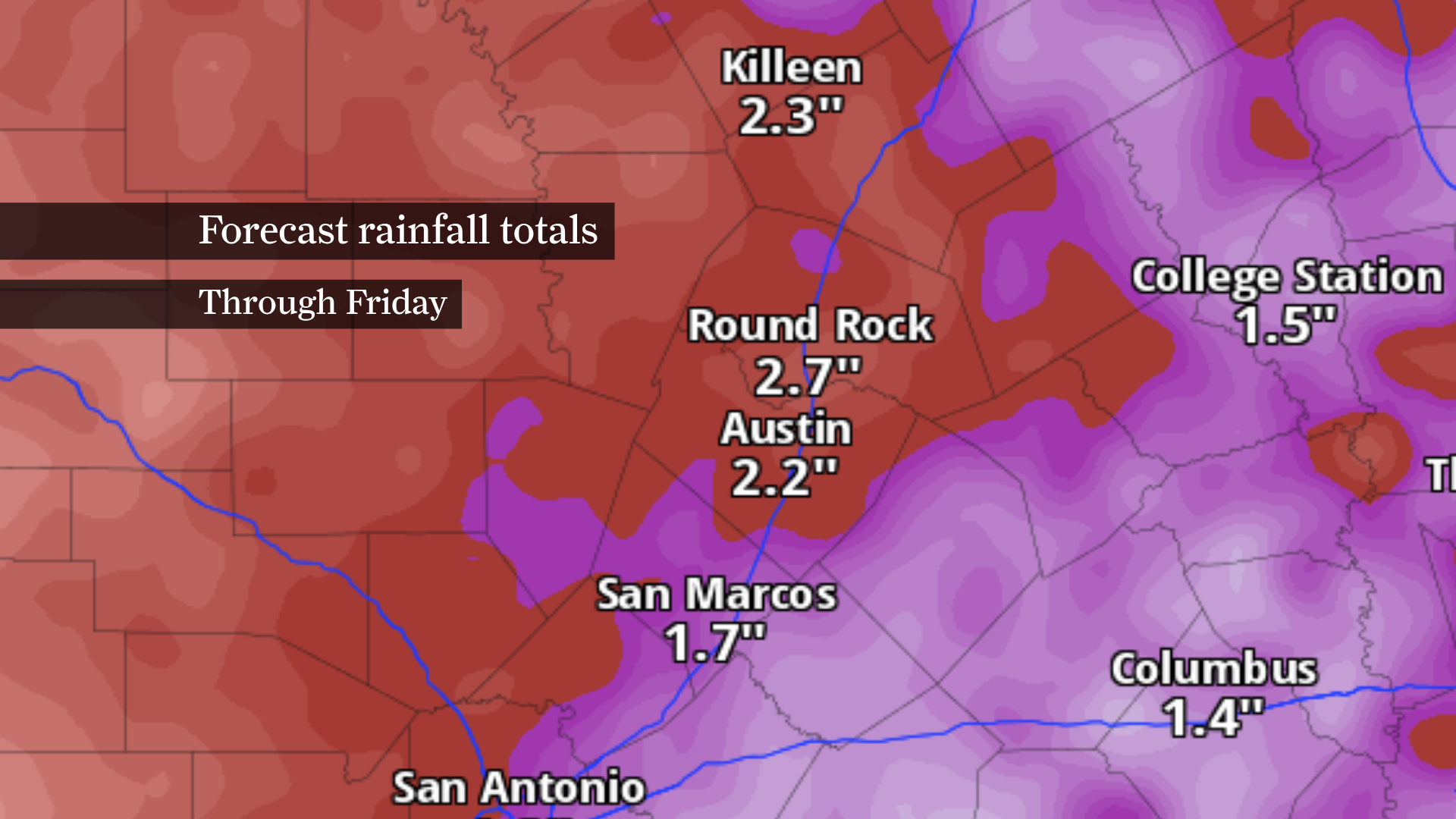Austin forecast: What to know as heavy rain returns this week