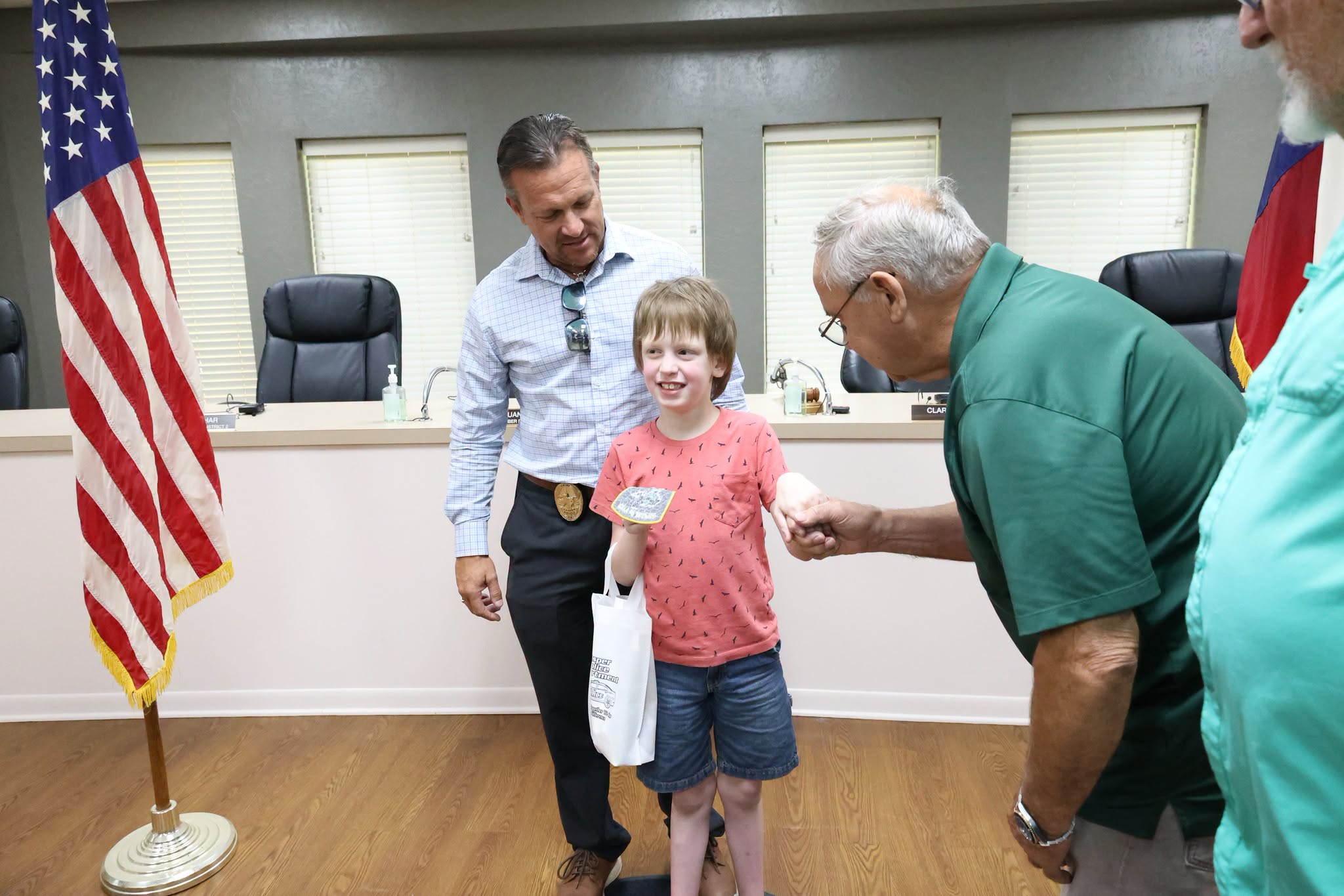 Local 10-year-old sworn in as honorary officer with Jasper Police Department