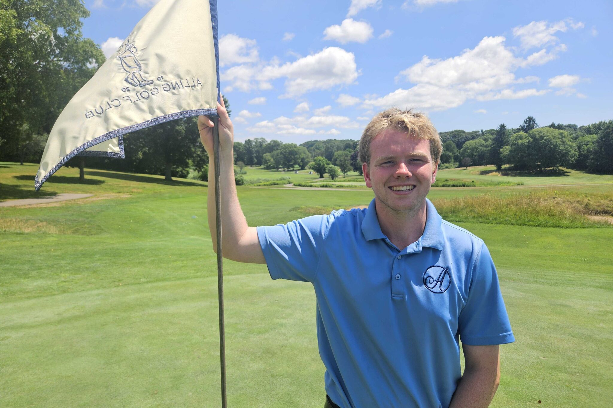 He's only 23, but this CT golfer is already a college coach and assistant pro