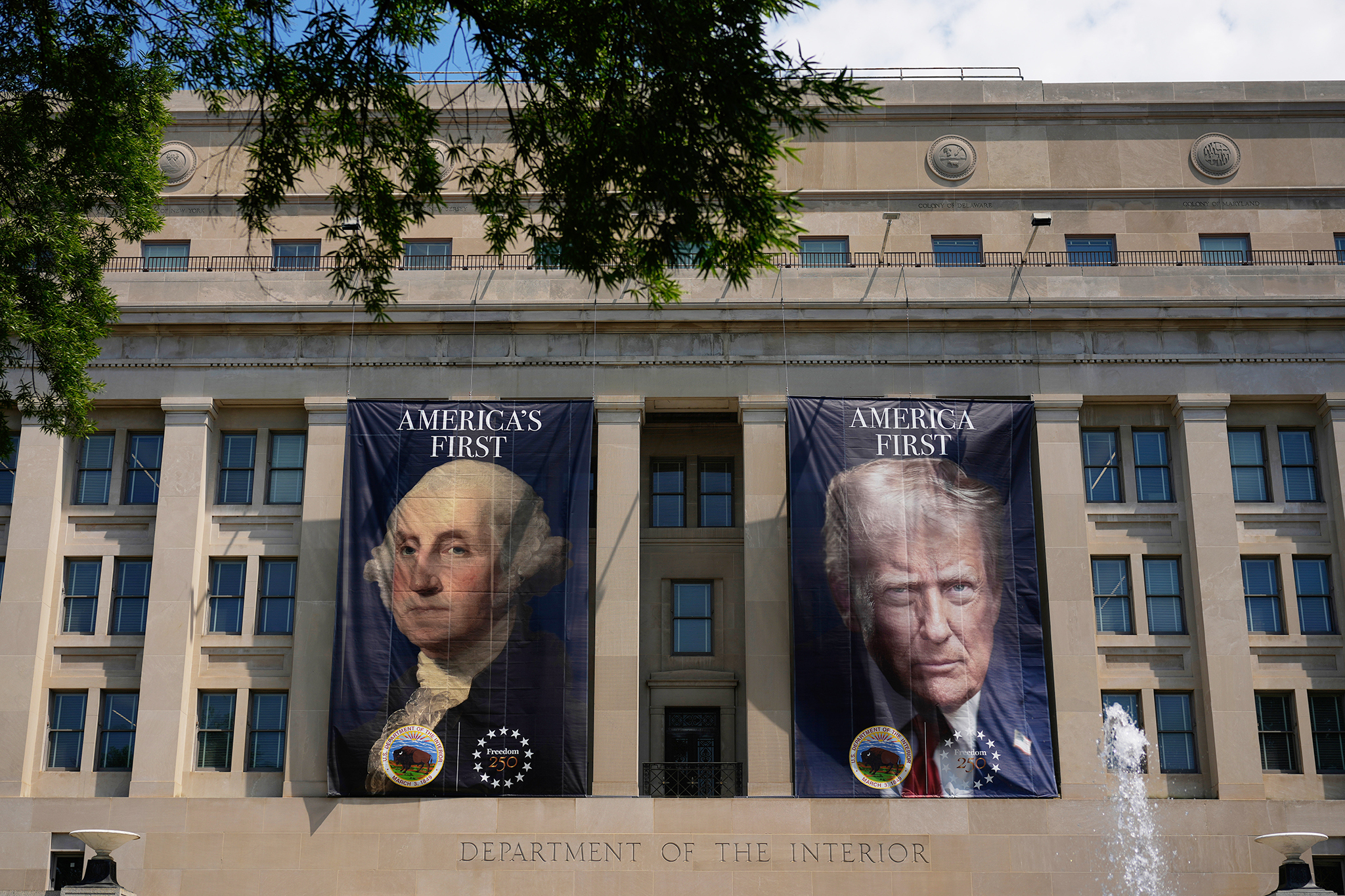 Image for Trump's face is everywhere. Taxpayers are footing the bill.