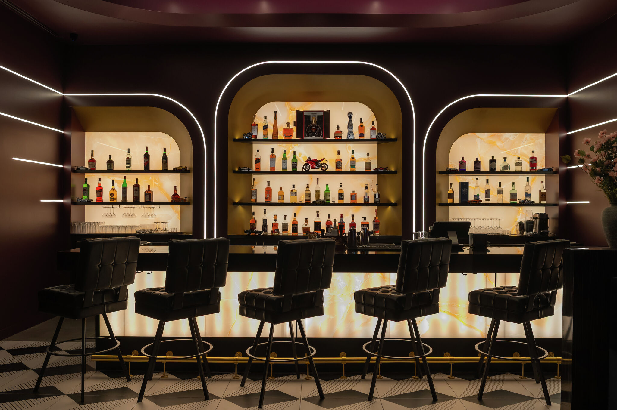 Houston's newest speakeasy is hidden inside a racing simulator lounge