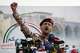 FILE - Houthi military spokesman Yahya Saree speaks at a rally against the U.S. and Israel in Sanaa, Yemen, April 18, 2025.