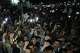 Houthi supporters shout slogans as they demonstrate against airstrikes on Sanaa International Airport in Sanaa, Yemen, Monday, July 13, 2026.