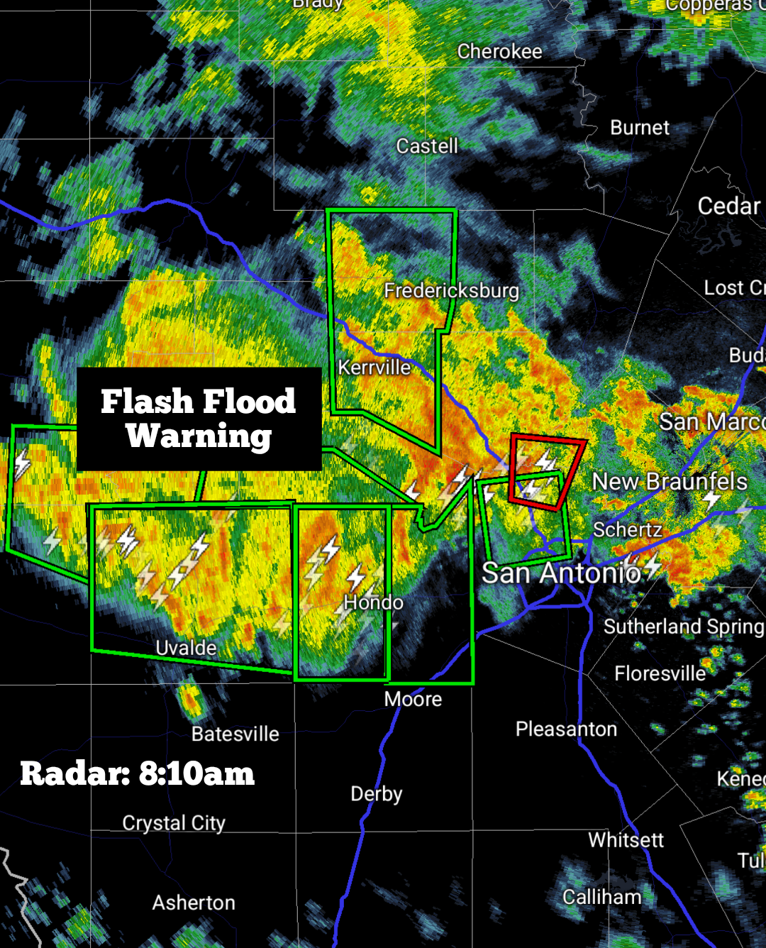 Several flash flood warnings active in South Texas. Here's where.