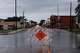 A section of North Center Street in Sabinal is closed due to rising flood waters across Uvalde County on Wednesday.