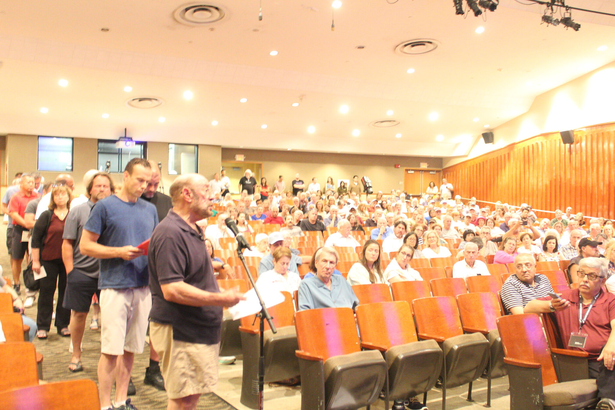 Residents were mainly critical of speed cameras as town officials gave updates and made argument on why initiative is needed for road safety.