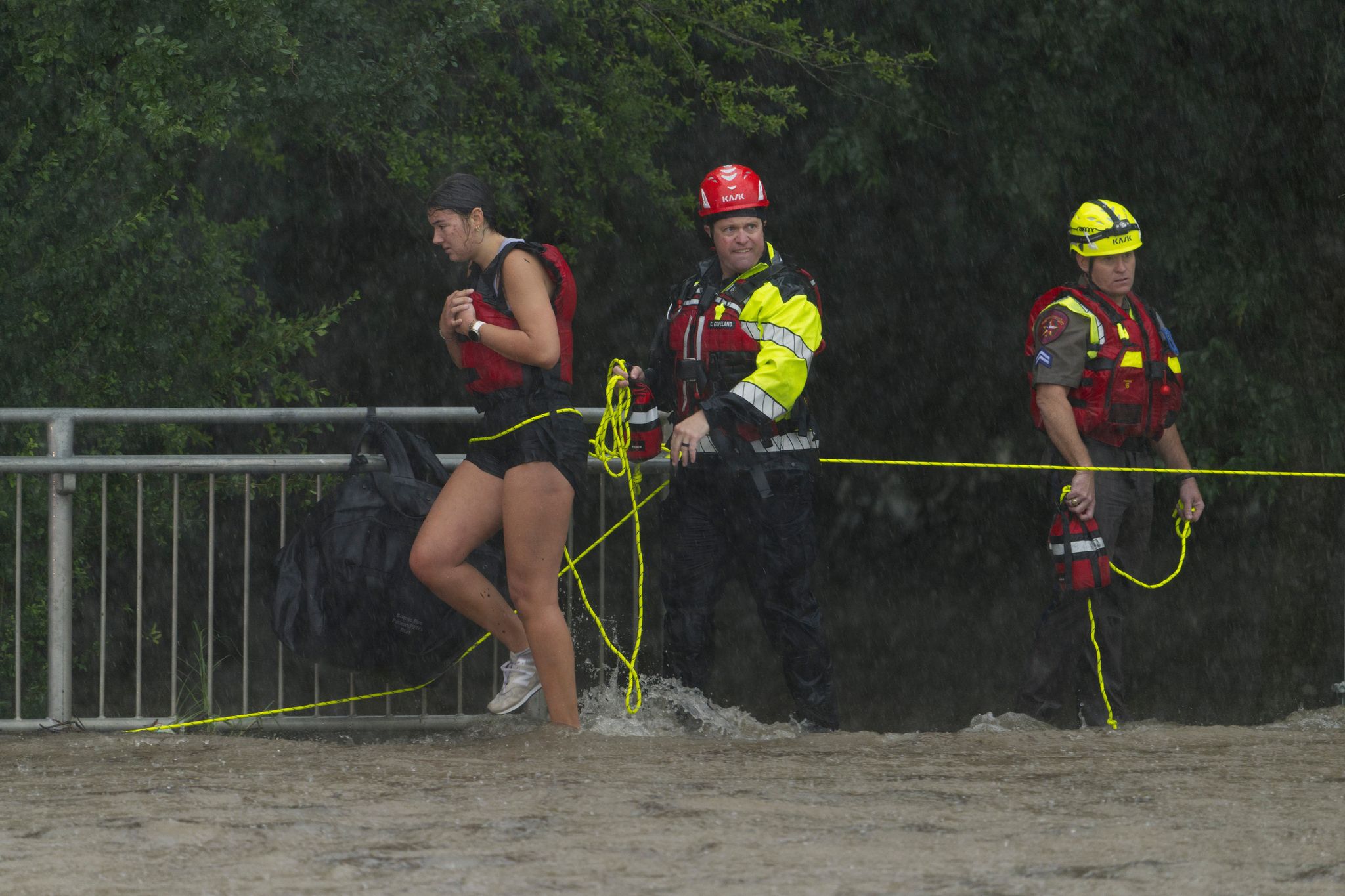 Water rescues under way in Boerne as flooding cuts off neighborhoods