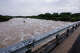 The Dry Frio River swells underneath a bridge along Texas 83 in Uvalde County on Wednesday.