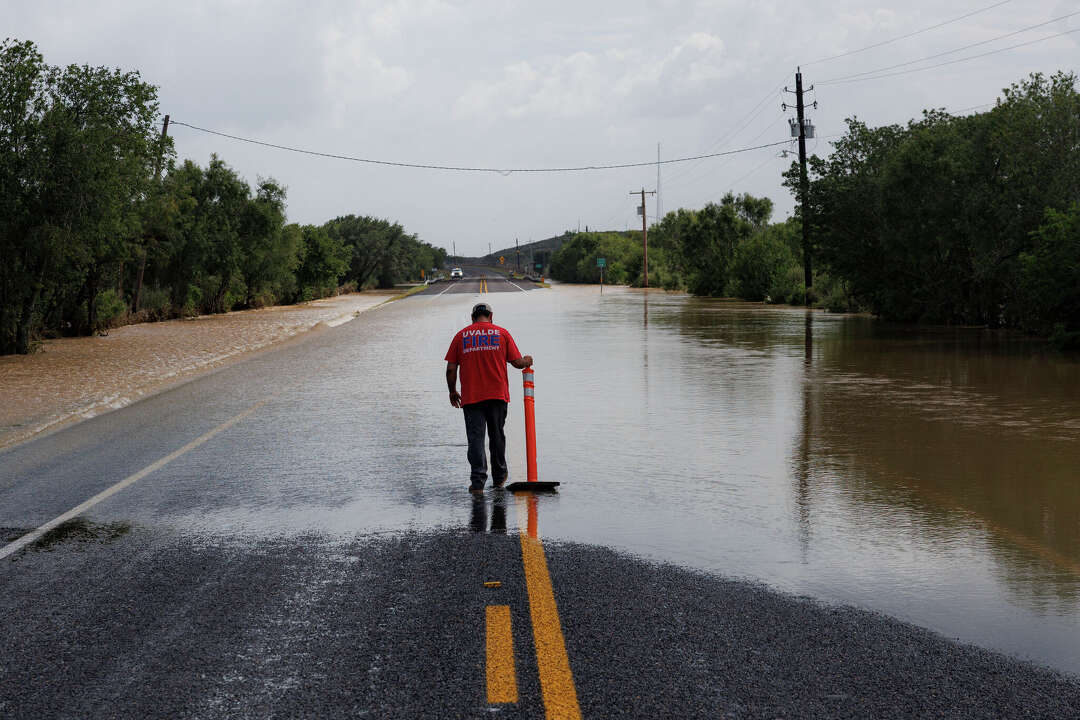 In Uvalde, more flooding, more rescues as river surges yet again