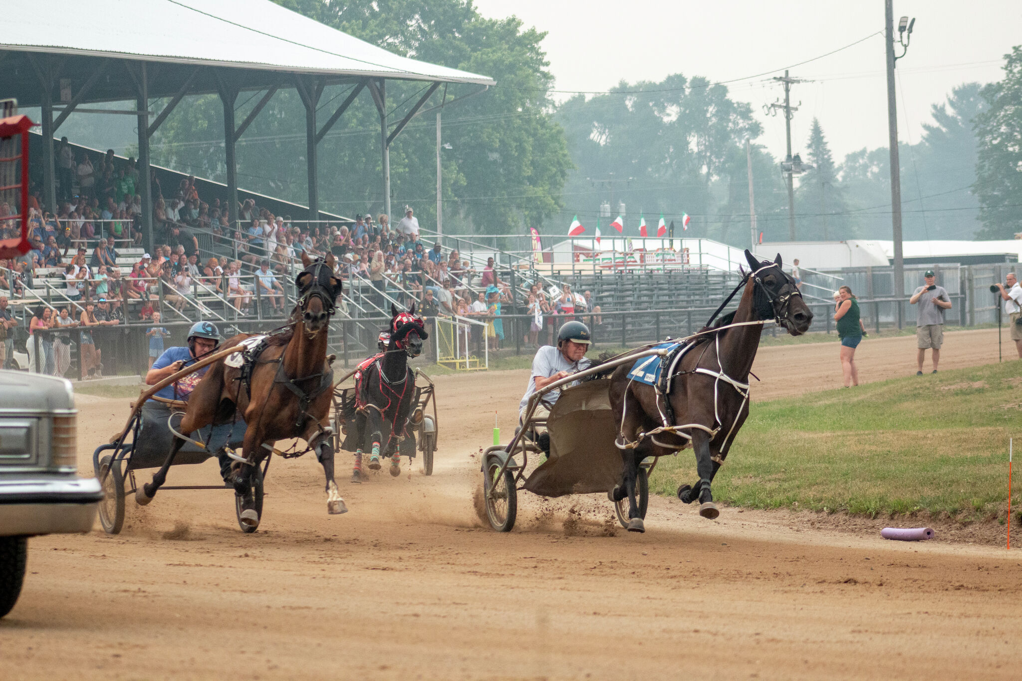 84-year-old George Groll fulfills lifelong dream with celebrity harness race victory