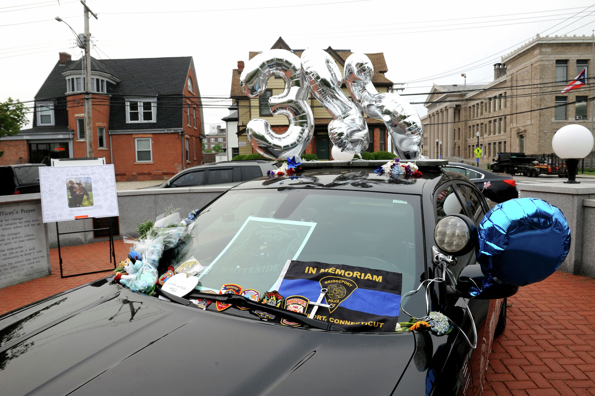 First responders across Connecticut honor Bridgeport officer killed in Danbury crash