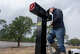 Eoin Guiry - Chief Operating Officer with River Sentry, checks on the flood alarms on Thursday, July 16, 2026, in Kerrville.