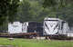 Damaged trailers at River Run RV Park on Thursday, July 16, 2026, in Kerrville.