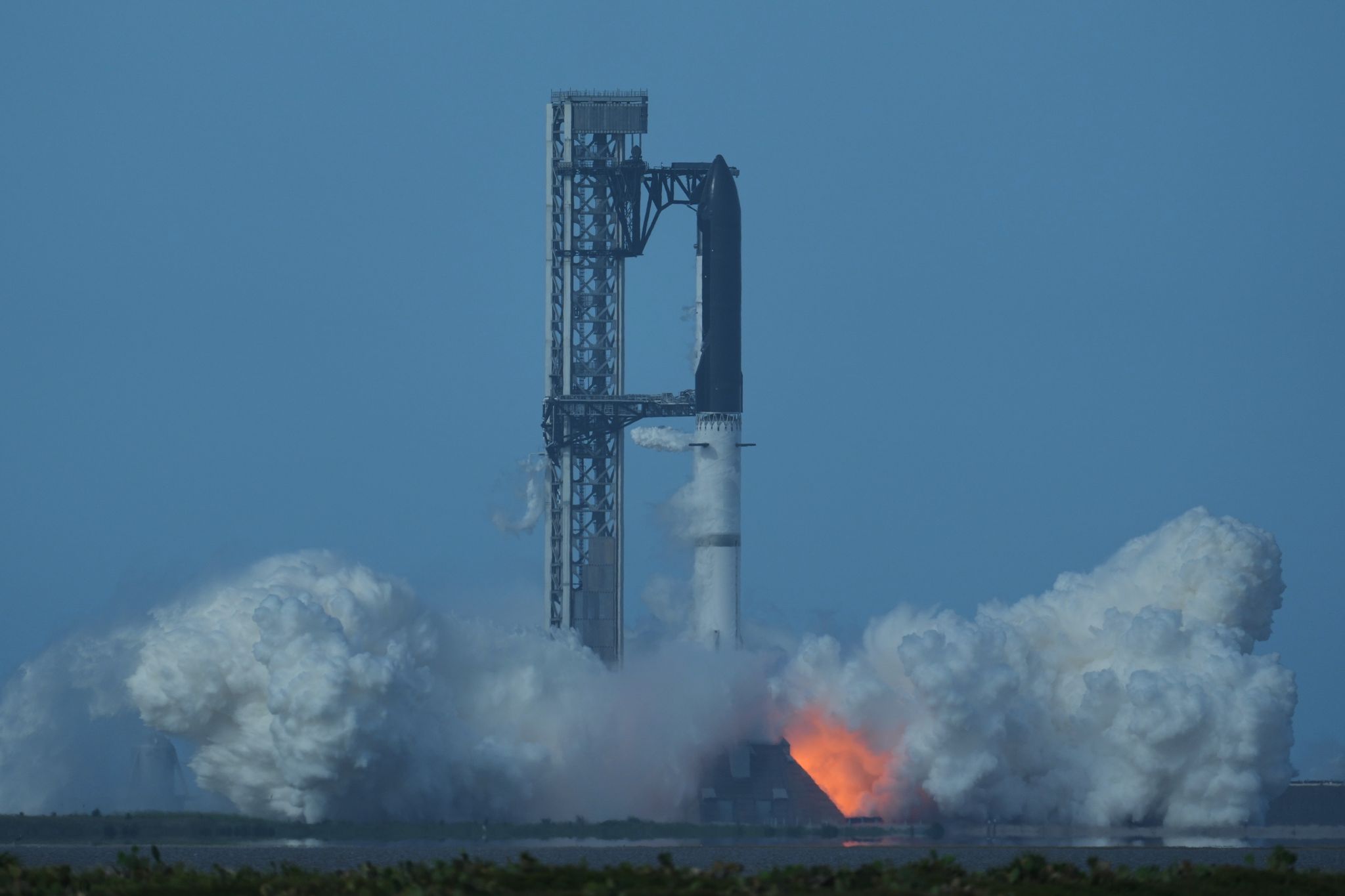 El lanzamiento del Starship de SpaceX se aborta automáticamente en el último momento