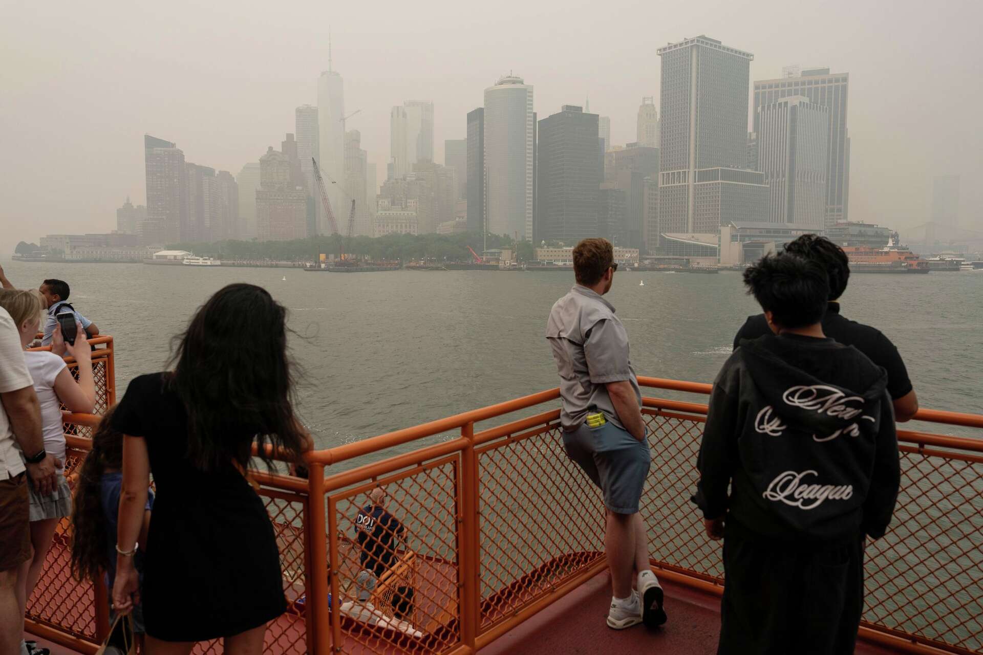 Heavy smoke from wildfires is darkening skies from the US Midwest