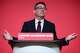 Andy Burnham speaks after being confirmed as the Labour Party's new leader and the country's next prime minister, during 'Labour's Special Conference' in central London, Friday July 17, 2026. (Henry Nicholls/Pool Photo via AP)
