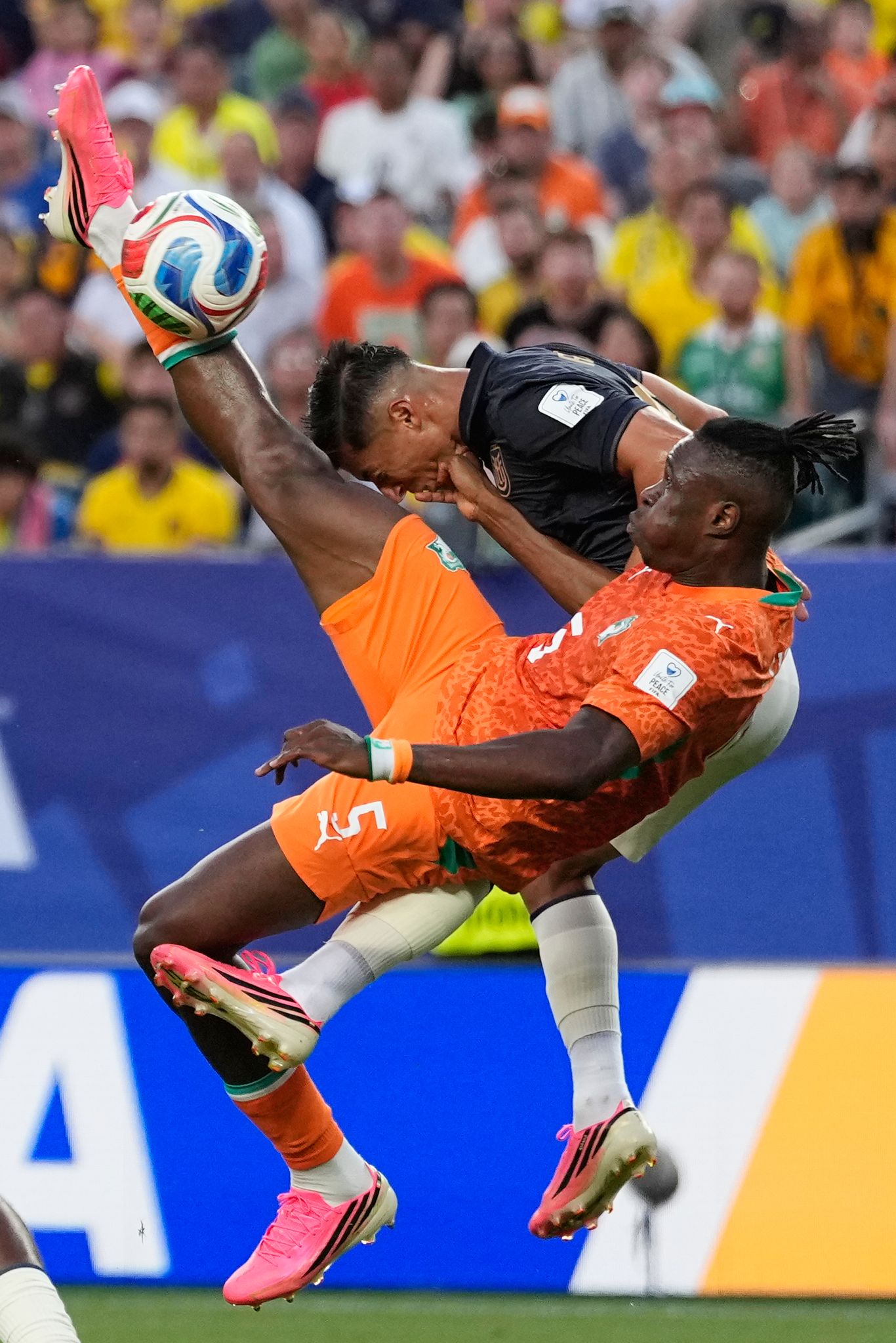 This year's World Cup has generated countless images. AP