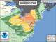 Un riesgo mejorado de clima severo se ubica justo al oeste de Connecticut para el sábado, con un riesgo leve (nivel 2 de 5) que cubre gran parte del estado.