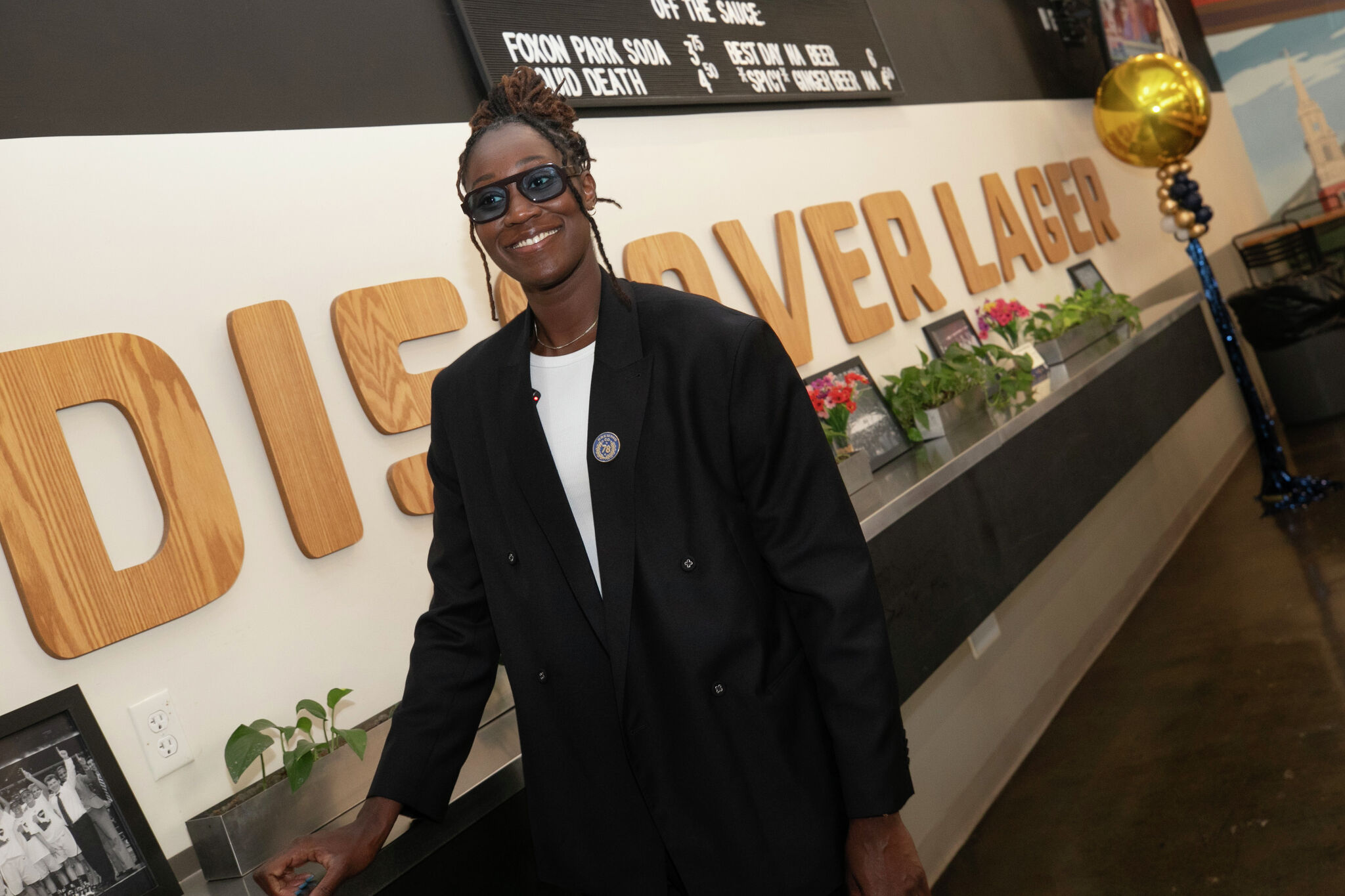 UConn great Tina Charles unveils second beer: Connecticut Sun-themed 'Sunset' Hazy IPA