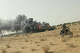 This photo released the Azaward Liberation Front (FLA) shows what they say is the aftermath of an attack by FLA separatist and jihadist militants in Gao, northern Mali Saturday, July 18, 2026, (Azaward Liberation Front via AP)