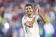 DALLAS, ESTADOS UNIDOS - 2026/07/14: Rodrigo Hernández Casante de España visto durante el partido de fútbol de la Copa Mundial de la FIFA 2026 entre Francia y España en el estadio AT&T.