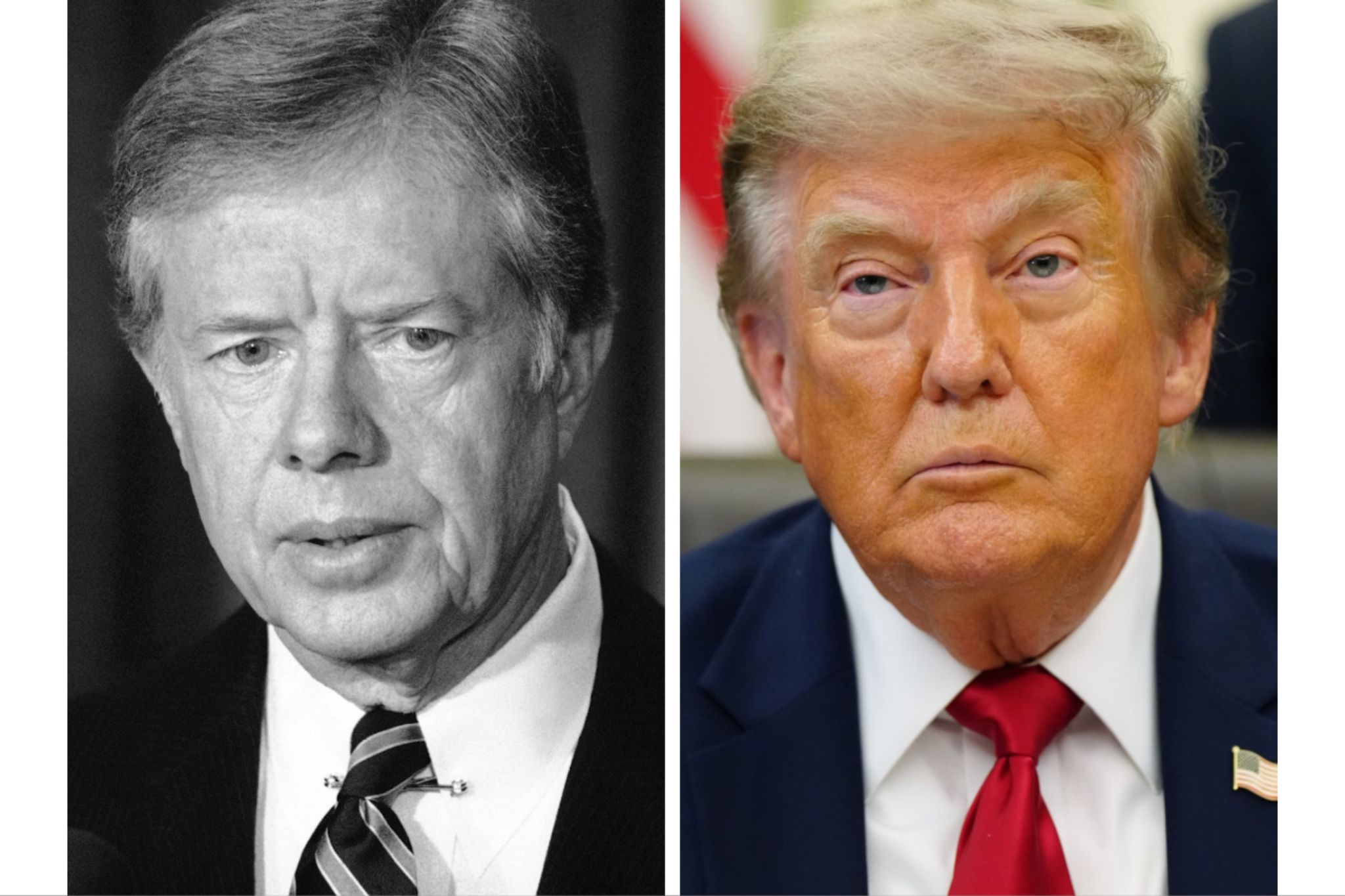 Ahora que está agobiado por Irán y la inflación, Trump cambia su tono sobre Jimmy Carter