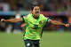 Sam Kerr de Australia celebra un gol durante el partido de la Copa Asiática Femenina de la AFC Australia 2026 entre las Matildas de Australia y la RPD de Corea en el Estadio Rectangular de Perth el 13 de marzo de 2026, en Perth, Australia.