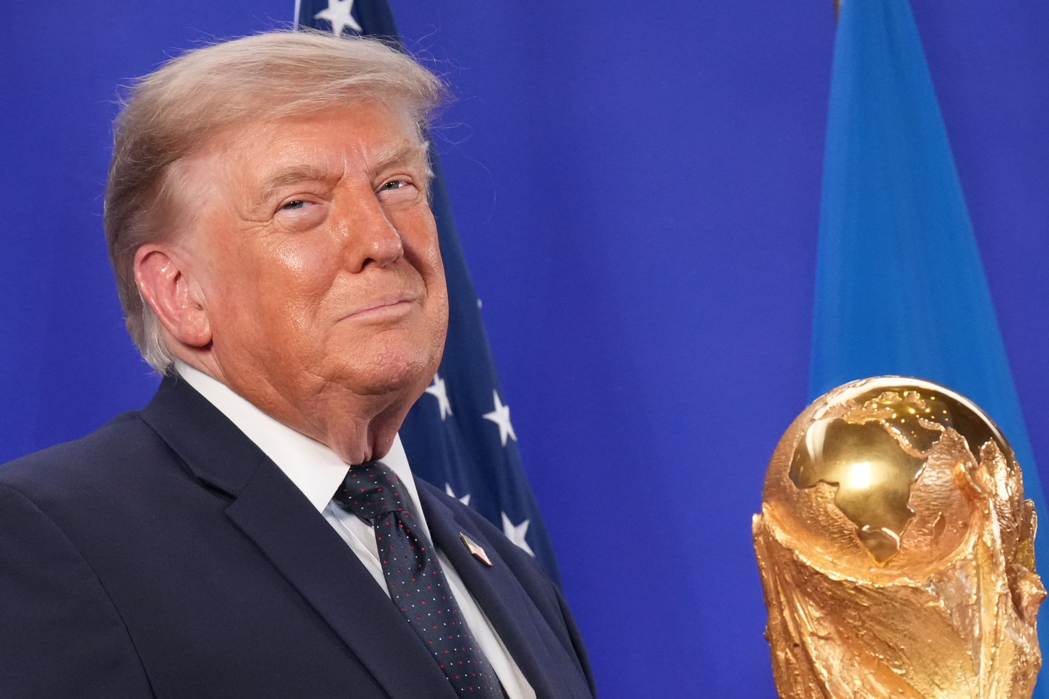 Trump calls World Cup a US win—and he’s ready to hand the trophy to the champ
