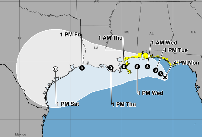 Tropical Storm Bertha has formed in the Gulf of Mexico