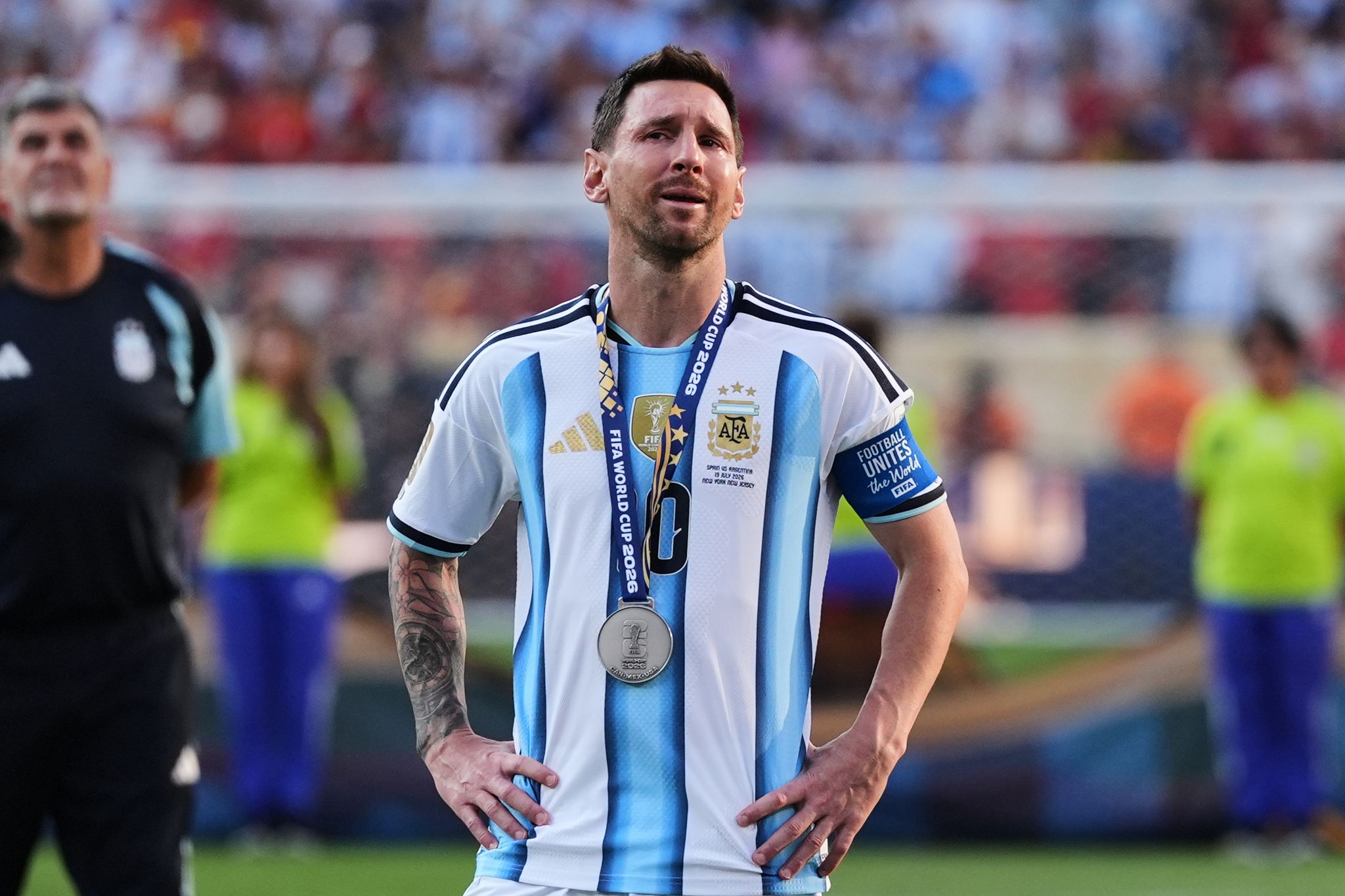 Messi llega a Rosario para descansar tras la Copa del Mundo