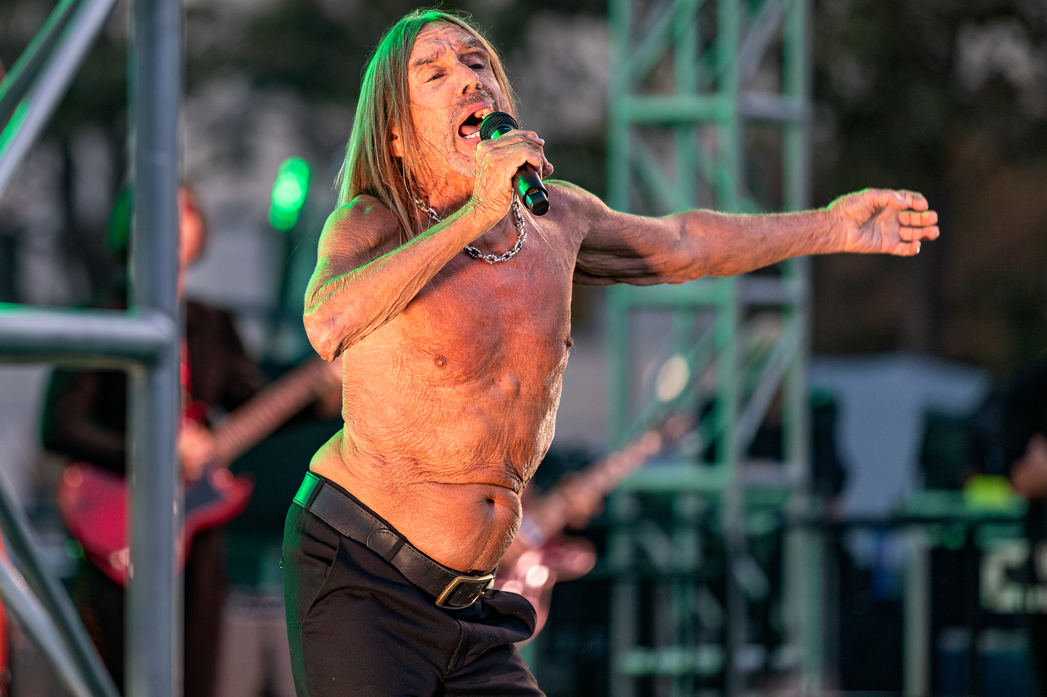 Iggy Pop, 79, gets caged and whisked offstage at Oakland performance - SFGATE image