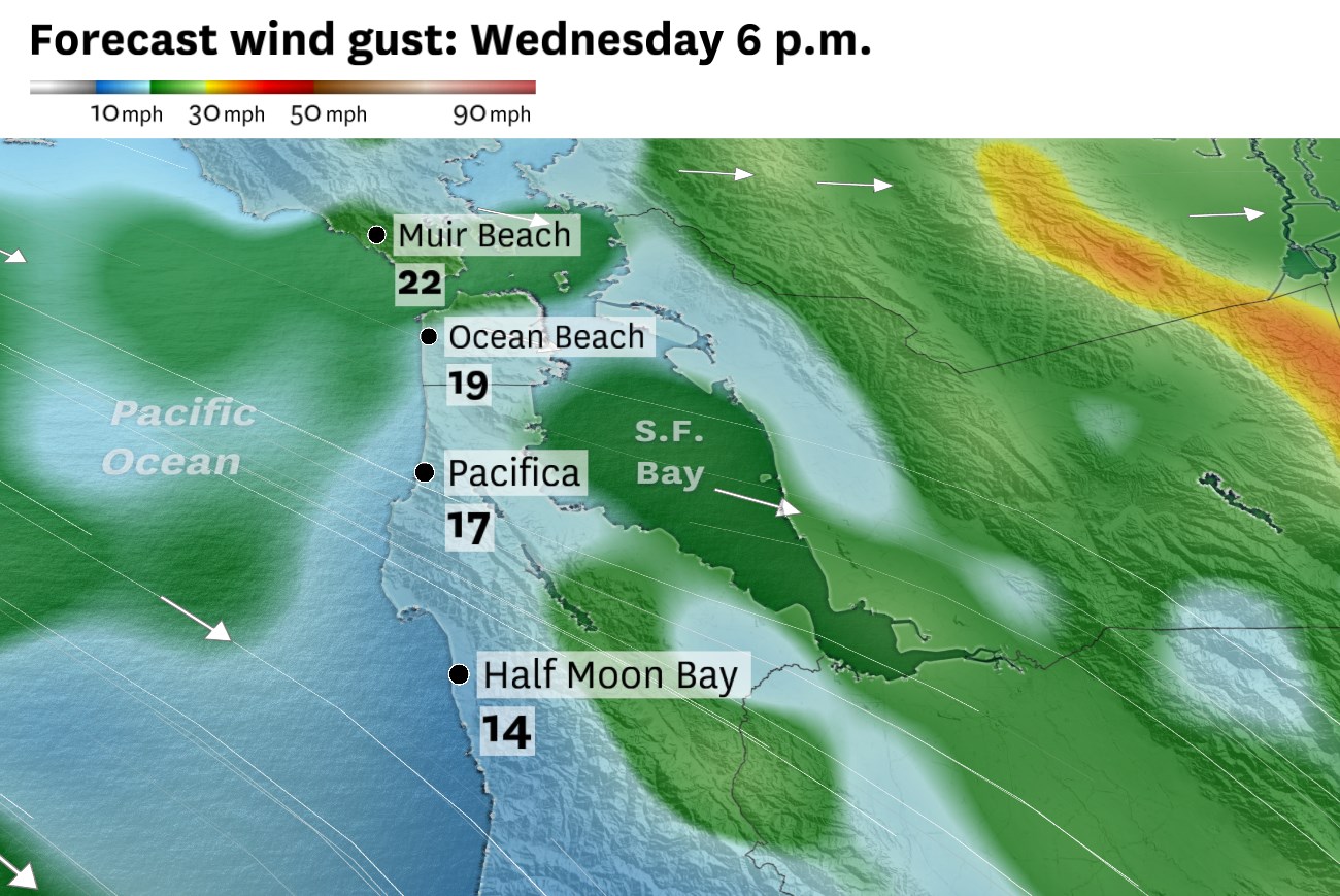 Bay Area to see drizzle, milder conditions as sticky air lingers