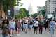 Protesters march after a Madison police officer shot and killed a man Wednesday, July 22, 2026, in Madison, Wis.