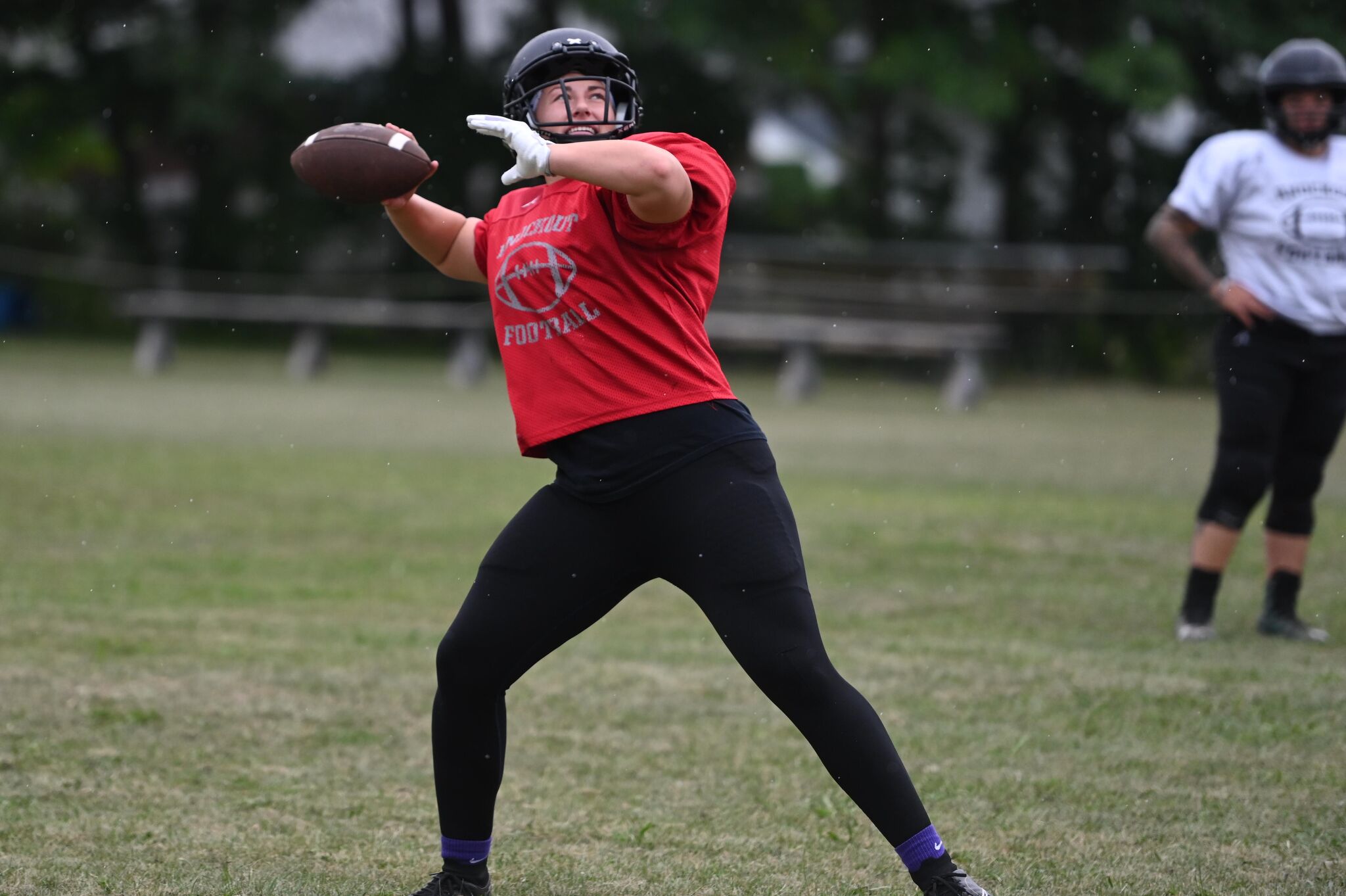 The undefeated New York Knockout semi-pro women's football team will play for the AWFL championship this weekend in San Antonio.