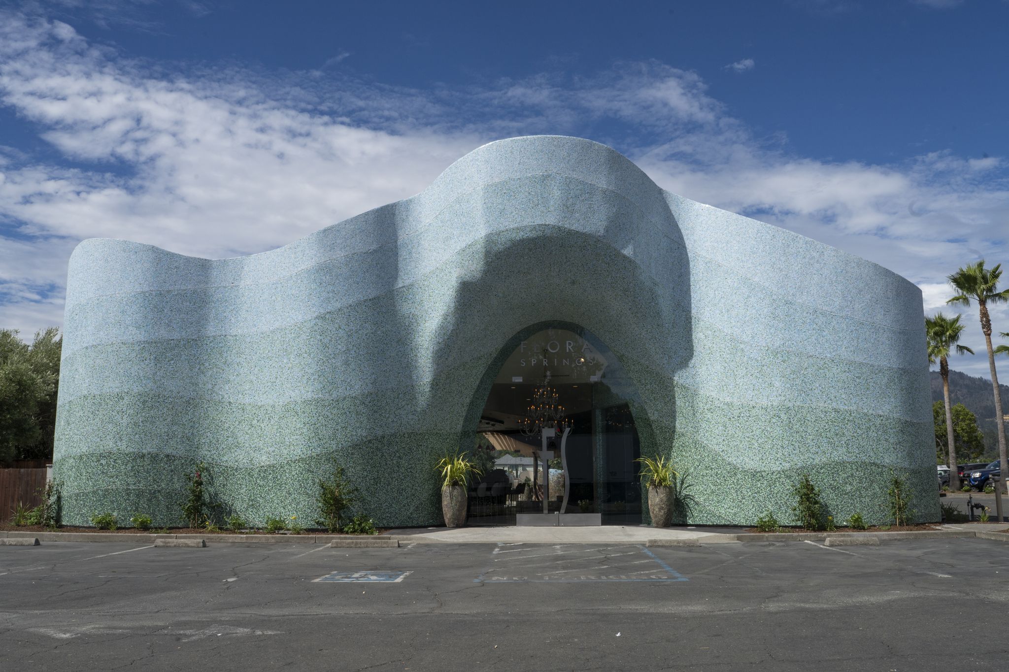 sfchronicle.com - Jess Lander - Napa wine titans have transformed this quirky tasting room into a mythological 'palazzo of glass'
