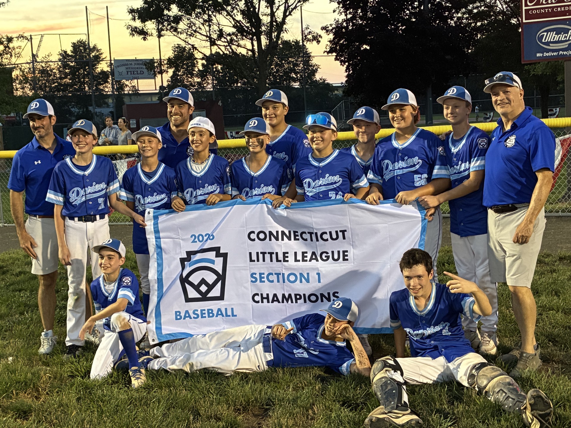 Darien wins CT Little League baseball Section 1 title
