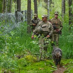 Ukraine is still fortifying its border with Belarus years after Russia invaded from there