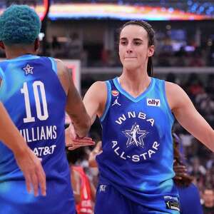Jones and Clark help Team Spoon beat Team Coop 129-122 in the WNBA All-Star Game
