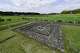 This shows Asuka Palace Ruins in Asuka village, Nara prefecture, western Japan, on April 20, 2026. (Kyodo News via AP)