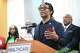 U.S. Rep. Wesley Bell, D-Mo., speaks at a healthcare rally hosted by Congressman Bell and Affinia Healthcare on Friday, July 24, 2026 in Ferguson, Mo.