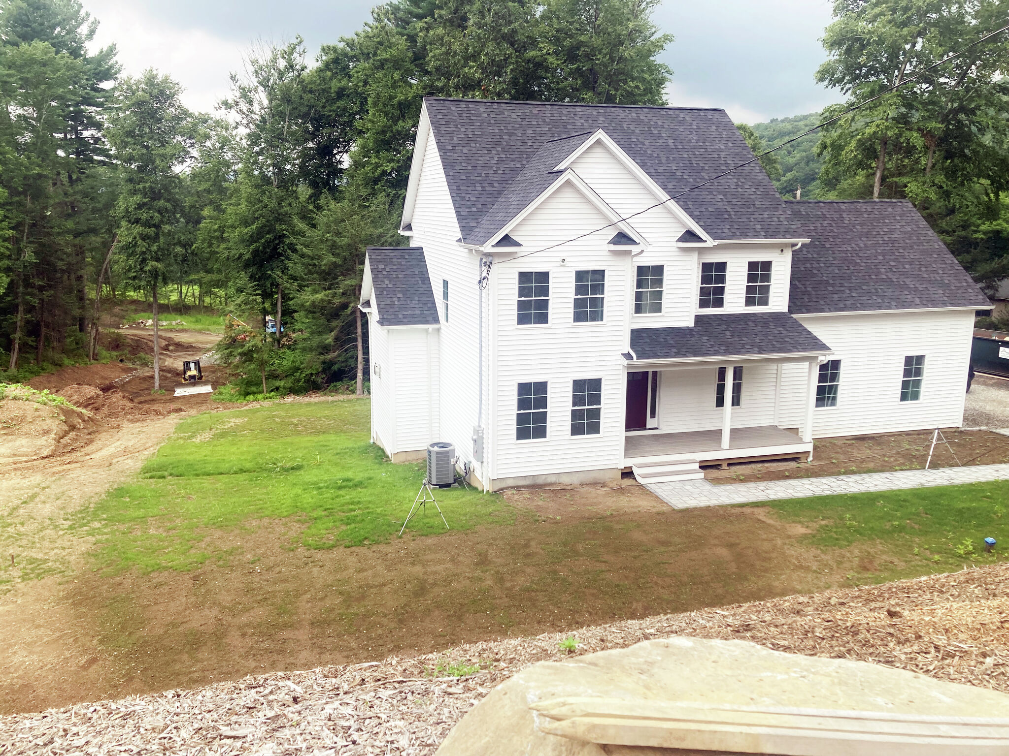 The developer said his property collects so much water because it’s the low point for the neighborhood.